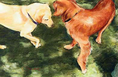 'The Dance' — Cliff Bull original pastel