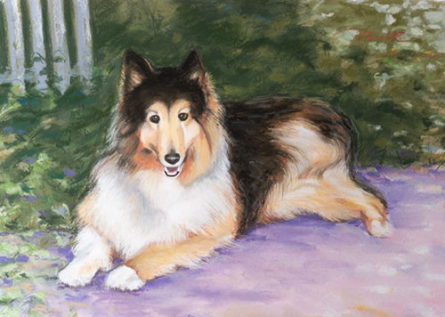 Impressionistic style pastel